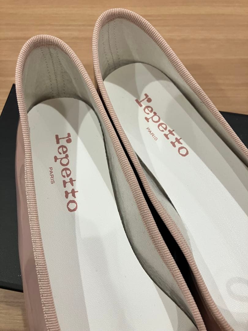 repetto レペット ピンクベージュ サイズ 37 24.0cm 値下げ