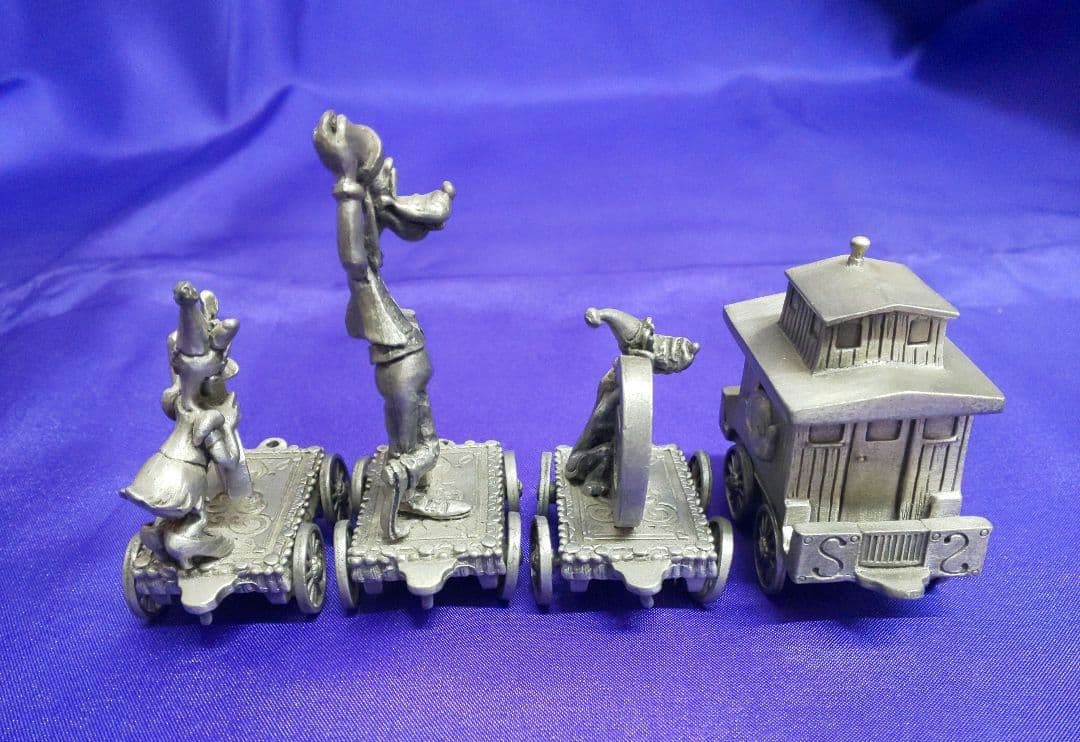 ディズニー ハドソン ピューター 真鍮製 ミッキー&フレンズ 列車