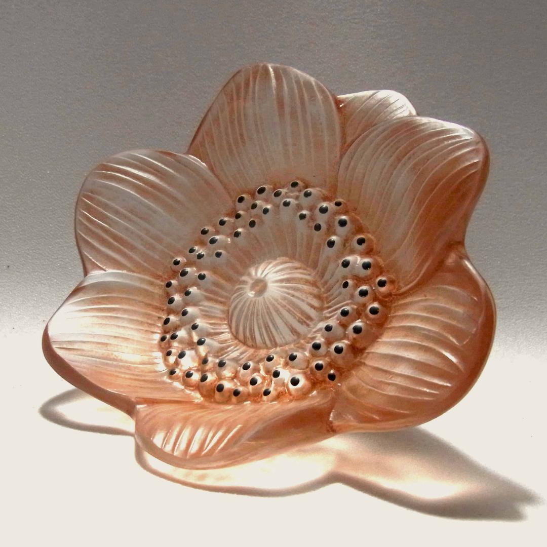 ルネ・ラリック アネモネの花 オブジェ R. LALIQUE