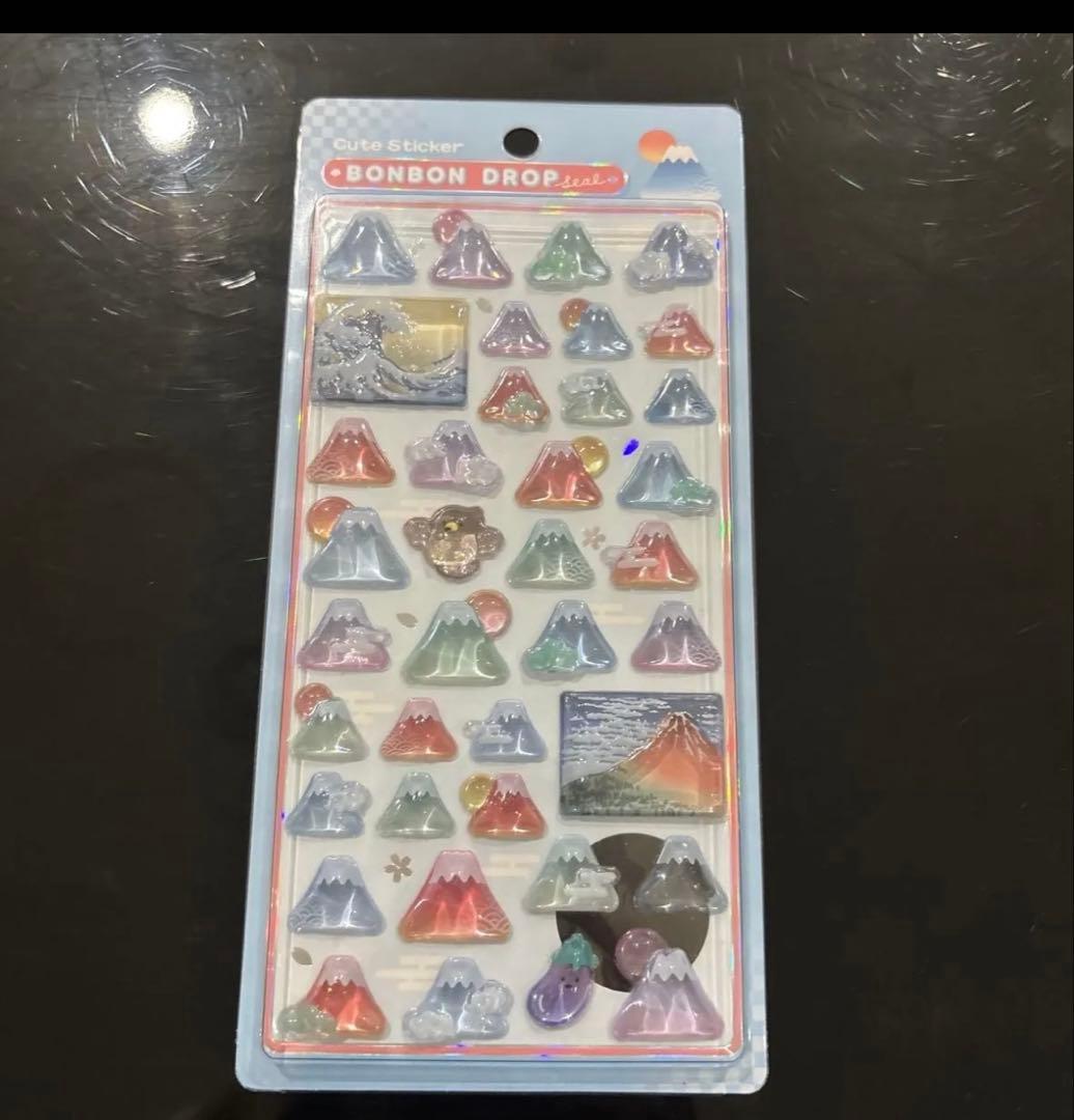 和柄　ボンボンドロップシール　9種