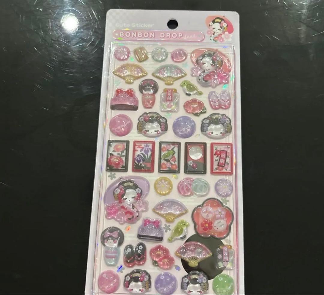 和柄　ボンボンドロップシール　9種