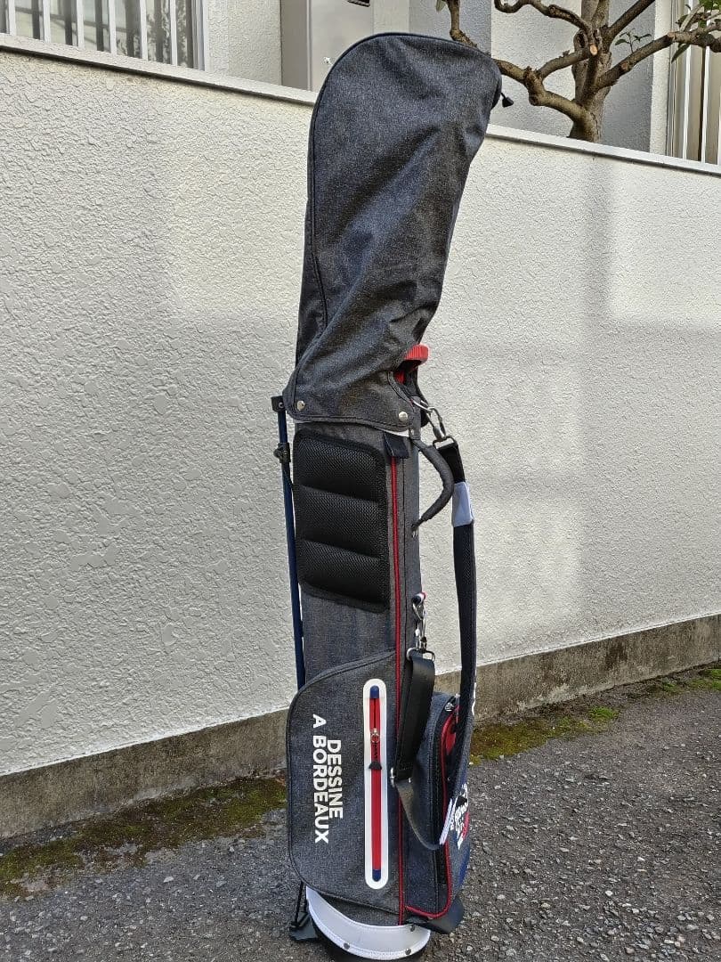 ゴルフスタンドバッグ グレー/レッド