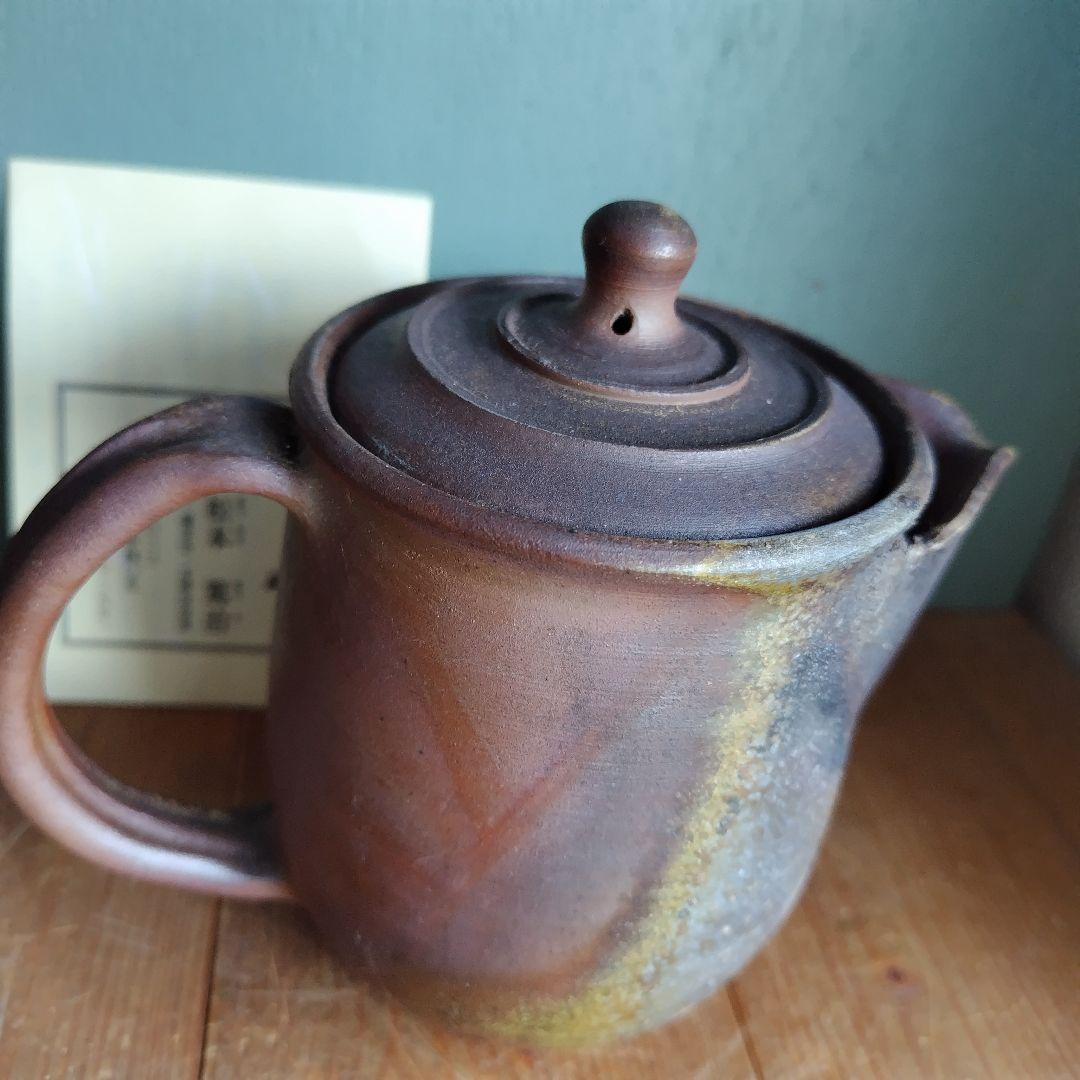 専用出品　備前焼　松本篤治　急須＆湯呑みセット　煎茶　茶器　岡山　伝統工芸士宝瓶