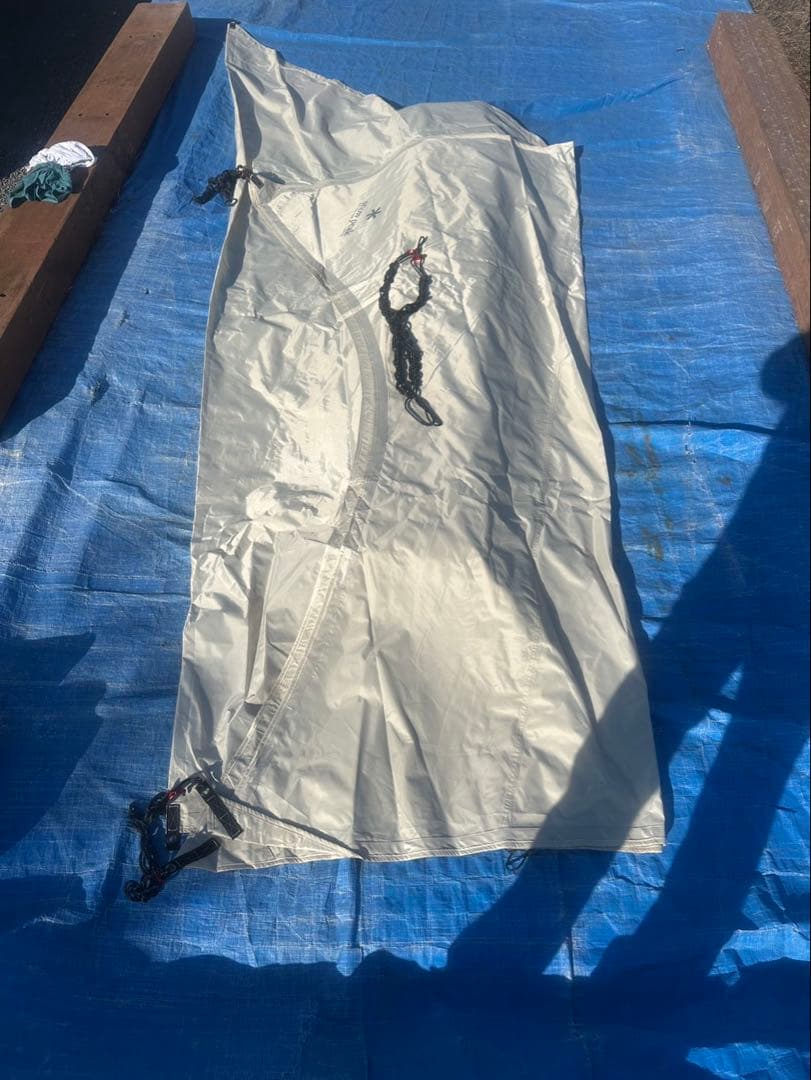 ★  peak ★ ランドロック　アイボリー　ブラウンポール　フルセット