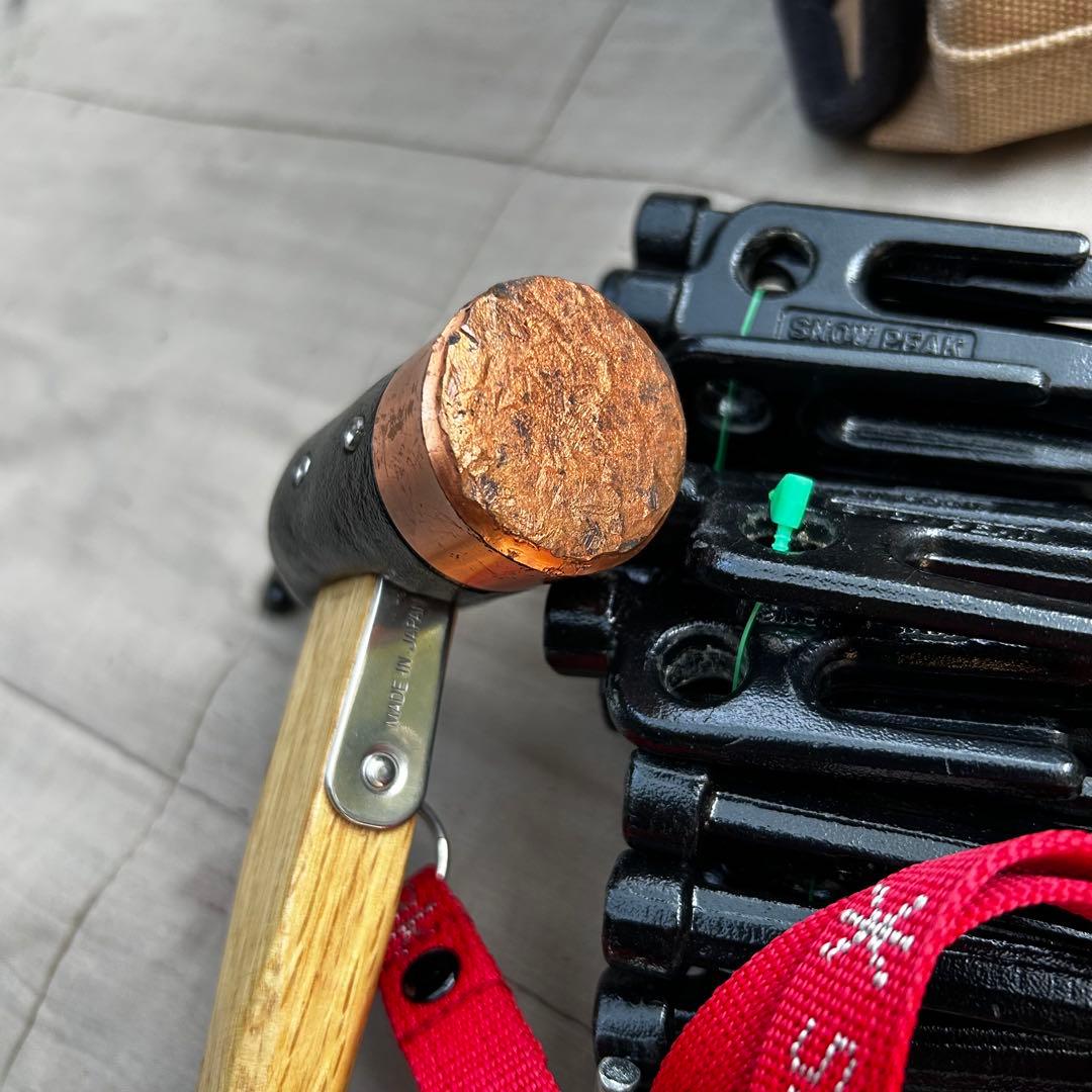 スノーピーク マルチコンテナ ペグ30 ペグハンマー ロープなど まとめて
