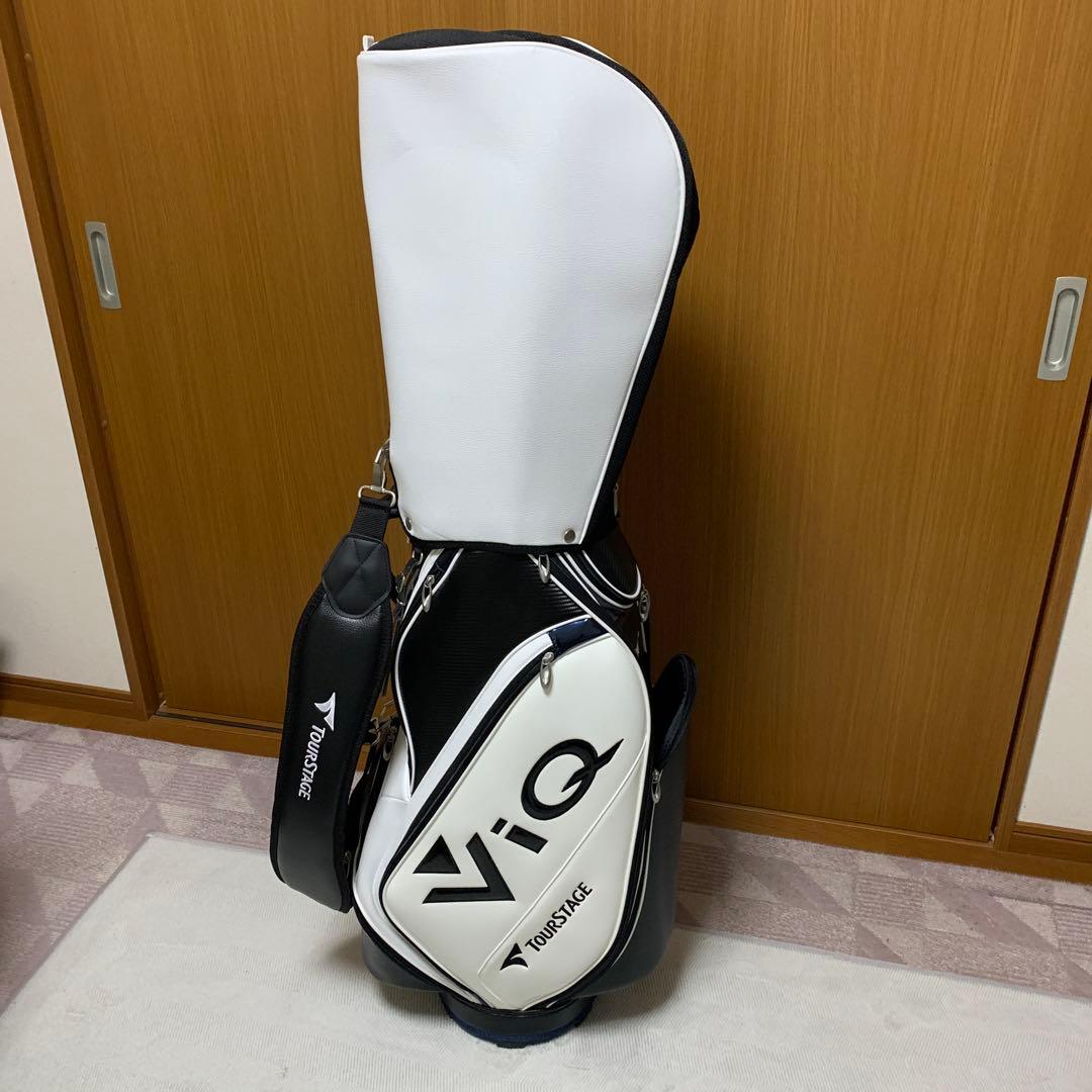 Tourstage ViQ キャディバッグ ホワイト/ブラック