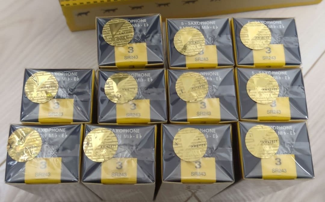 バンドーレン バリトンサックスリード 3番 青箱11箱