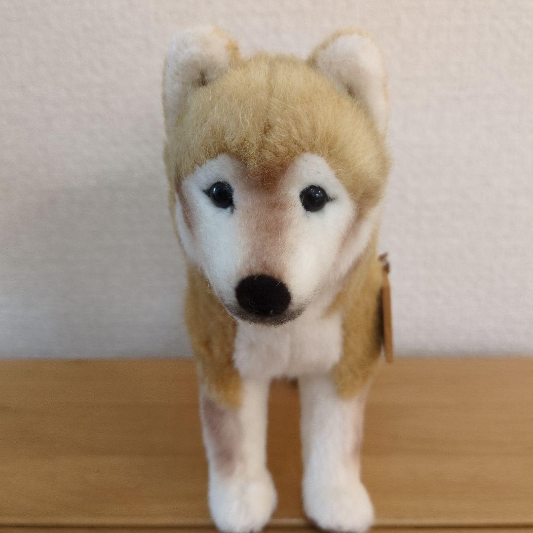 KÖSEN 手作り犬ぬいぐるみ 中型 ベージュ