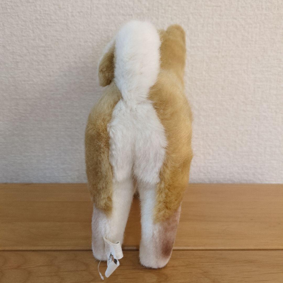 KÖSEN 手作り犬ぬいぐるみ 中型 ベージュ