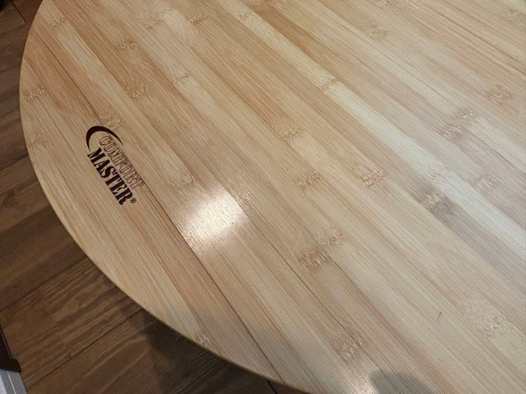 【使用少・廃盤】コールマン　コンフォートマスター　バンブーオーバルテーブル85