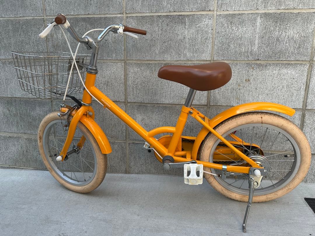 【都内引取】little tokyobike 18インチ・前カゴ・補助輪付き