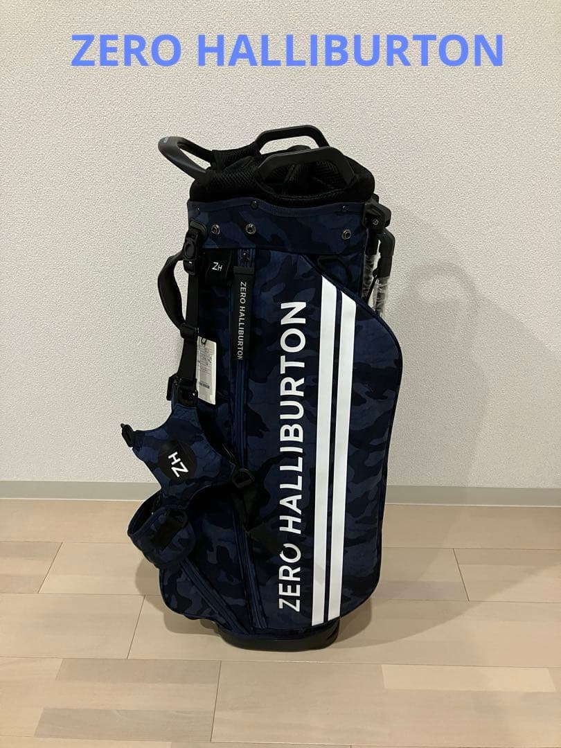 ☆新品未使用☆ZERO HALLIBURTON ゴルフバッグ ネイビーカモ