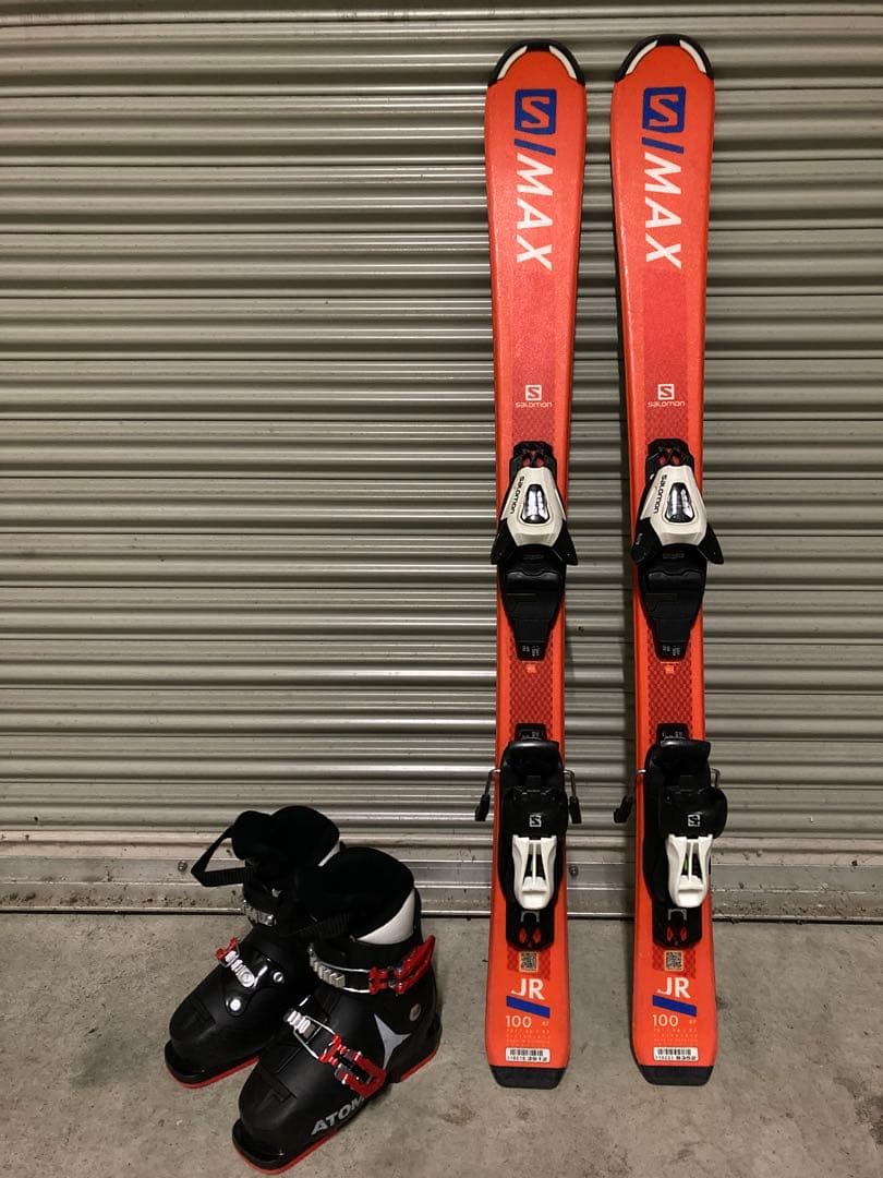 ⭐︎メンテナンス済⭐︎子供用スキーブーツセット　100cm