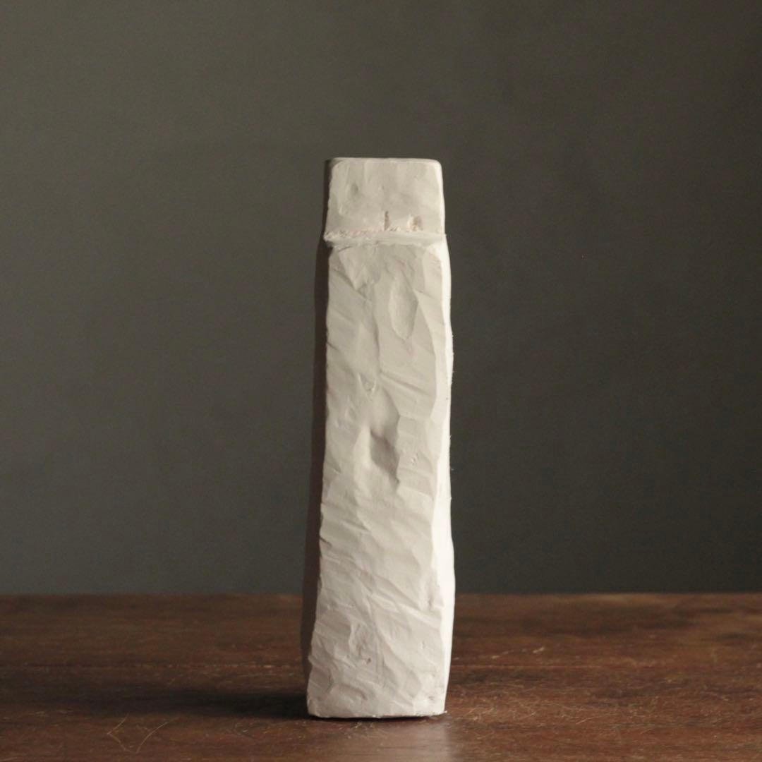 高い塔の家 No.2 石塑粘土 作品 立体sculpture 現代美術