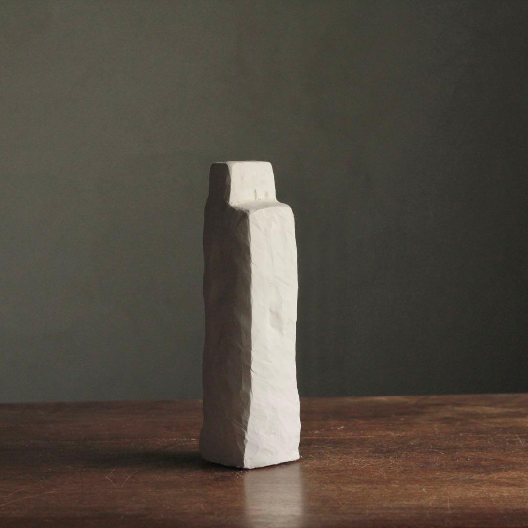 高い塔の家 No.2 石塑粘土 作品 立体sculpture 現代美術