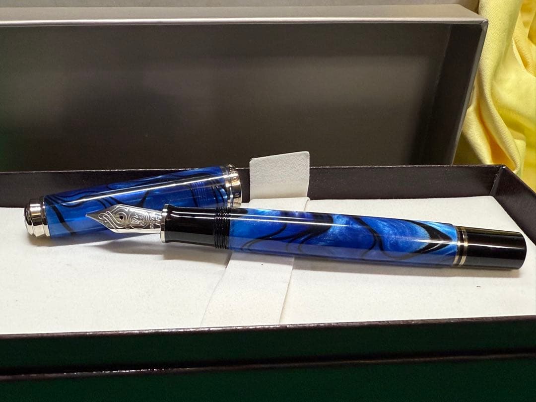 限定品　ペリカン万年筆　スーべレーン　M805 EF ブルーデューン