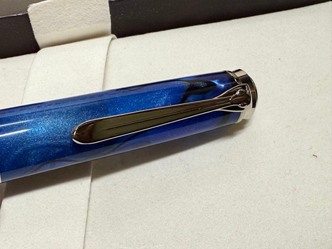 限定品　ペリカン万年筆　スーべレーン　M805 EF ブルーデューン