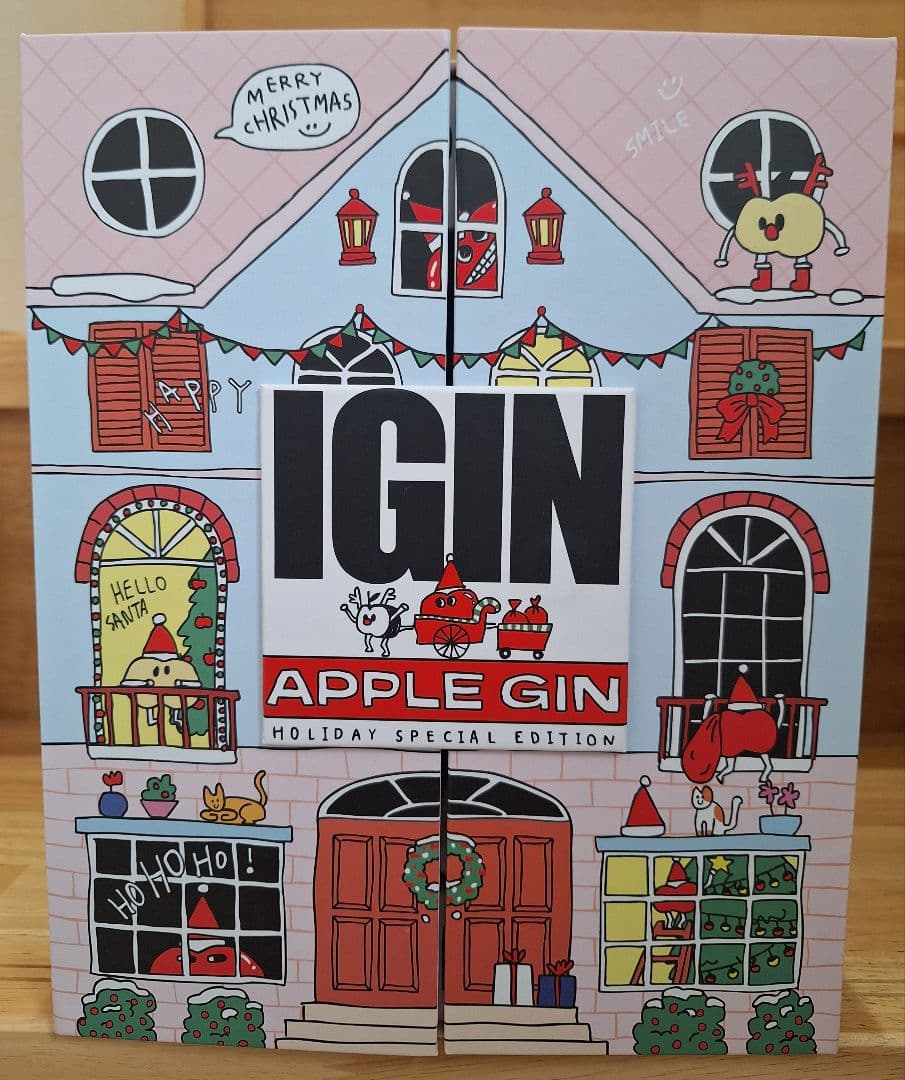 IGIN APPLE GINホリデースペシャルエディションピンク(BOXとお酒)