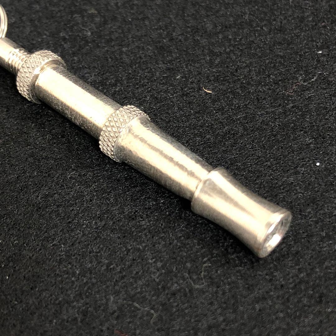 HERMES エルメス　犬笛　ドッグホイッスル　ブルージーン