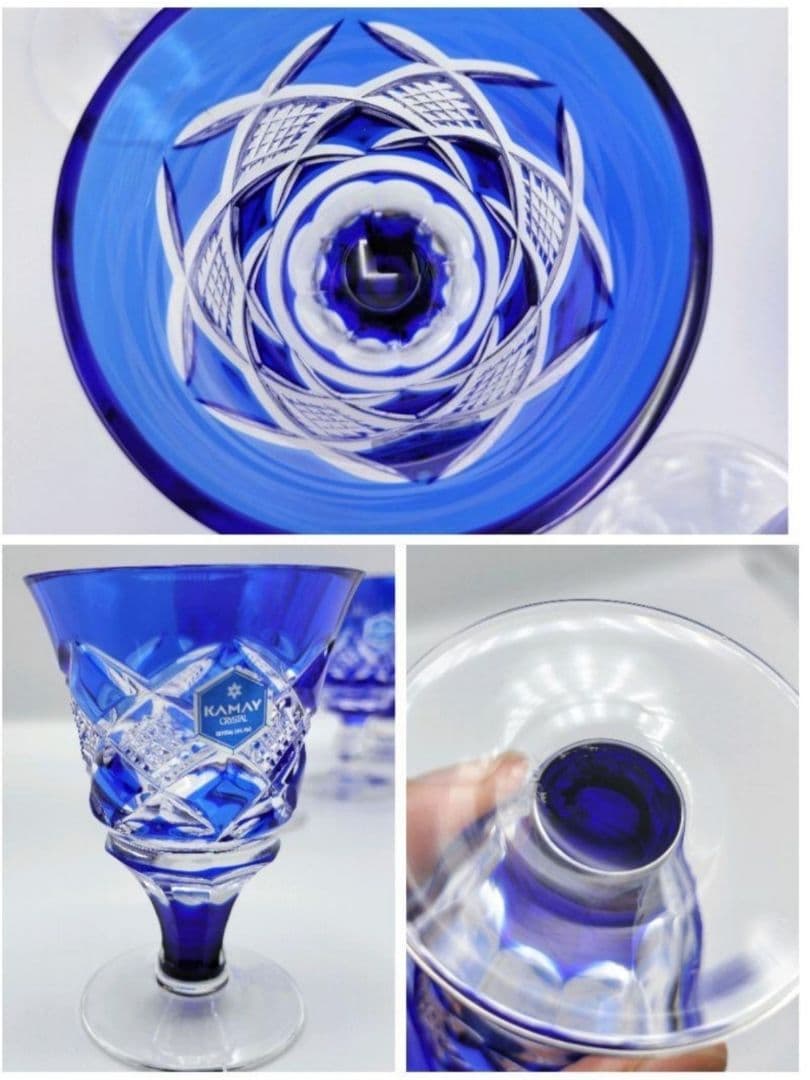 超希少品☆色被切子 グラスセット 最高級カット（切子 江戸切子 薩摩切子）