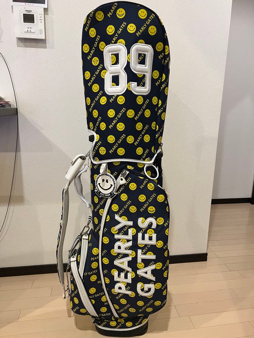 【りんりん】レアPEARLY GATES スマイリーフェイス柄