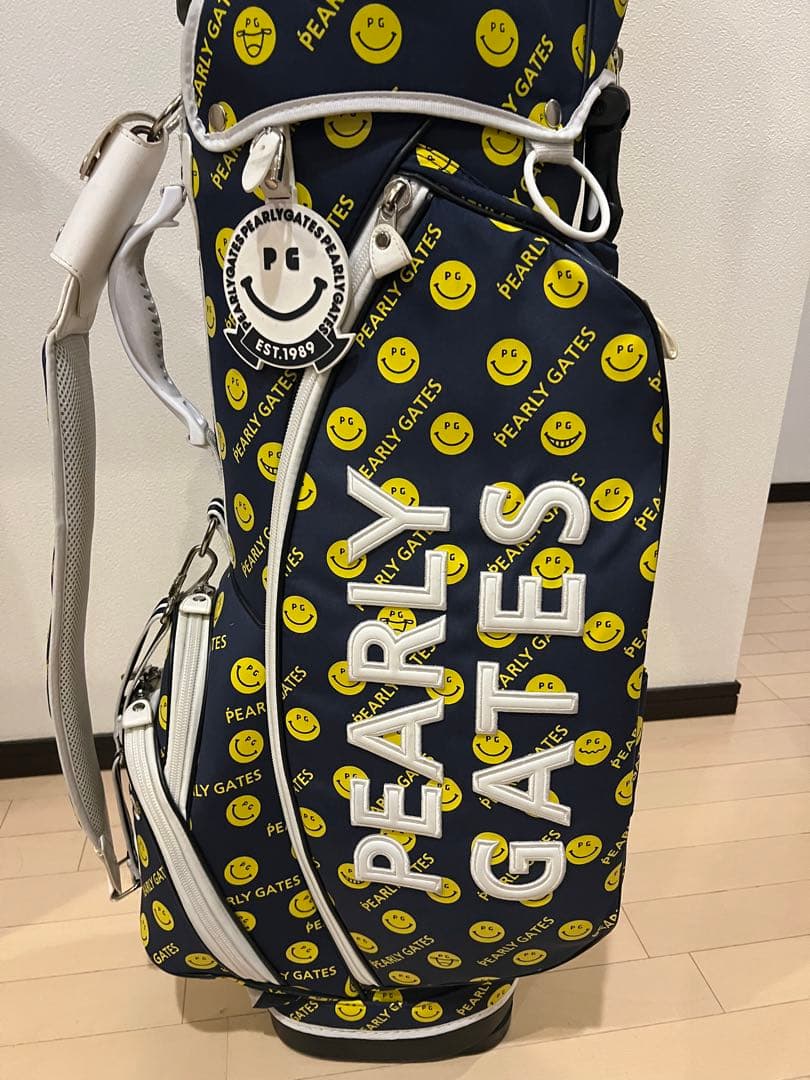 【りんりん】レアPEARLY GATES スマイリーフェイス柄