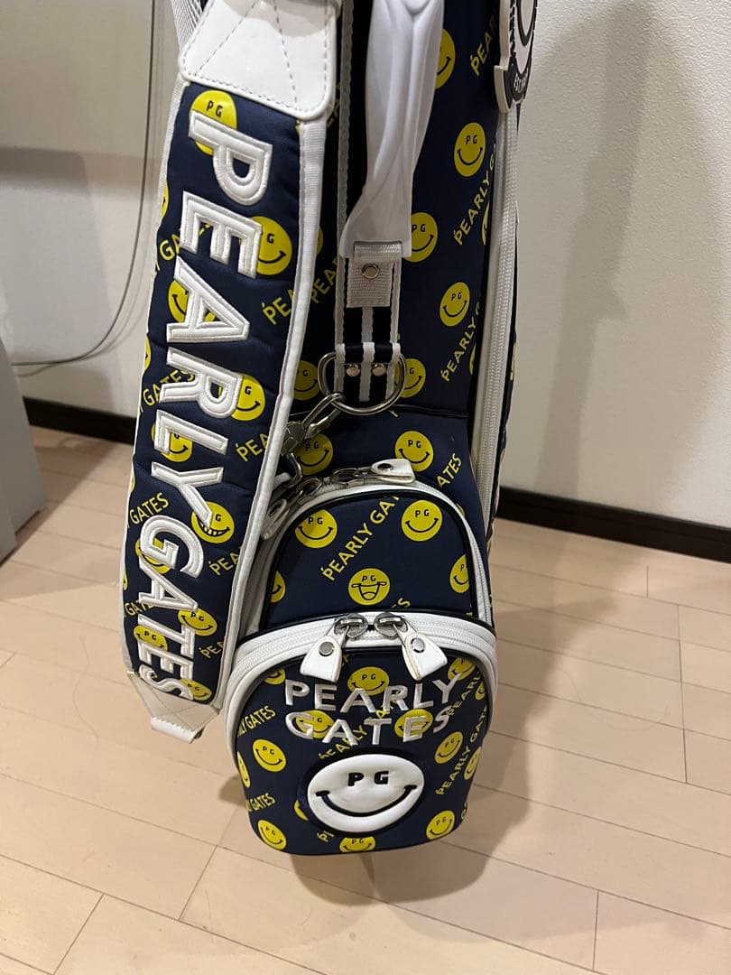 【りんりん】レアPEARLY GATES スマイリーフェイス柄