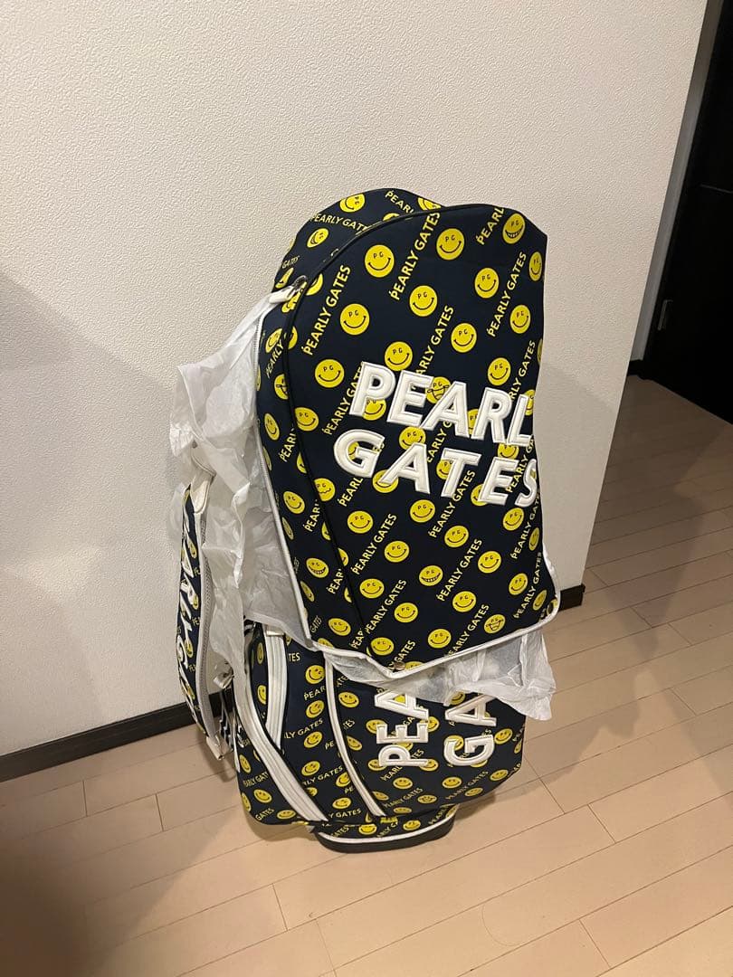 【りんりん】レアPEARLY GATES スマイリーフェイス柄