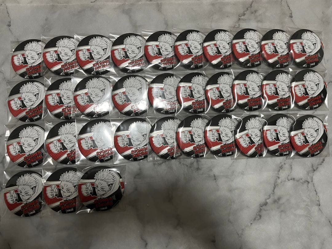 呪術廻戦 両面宿儺 デコレクション缶バッジ