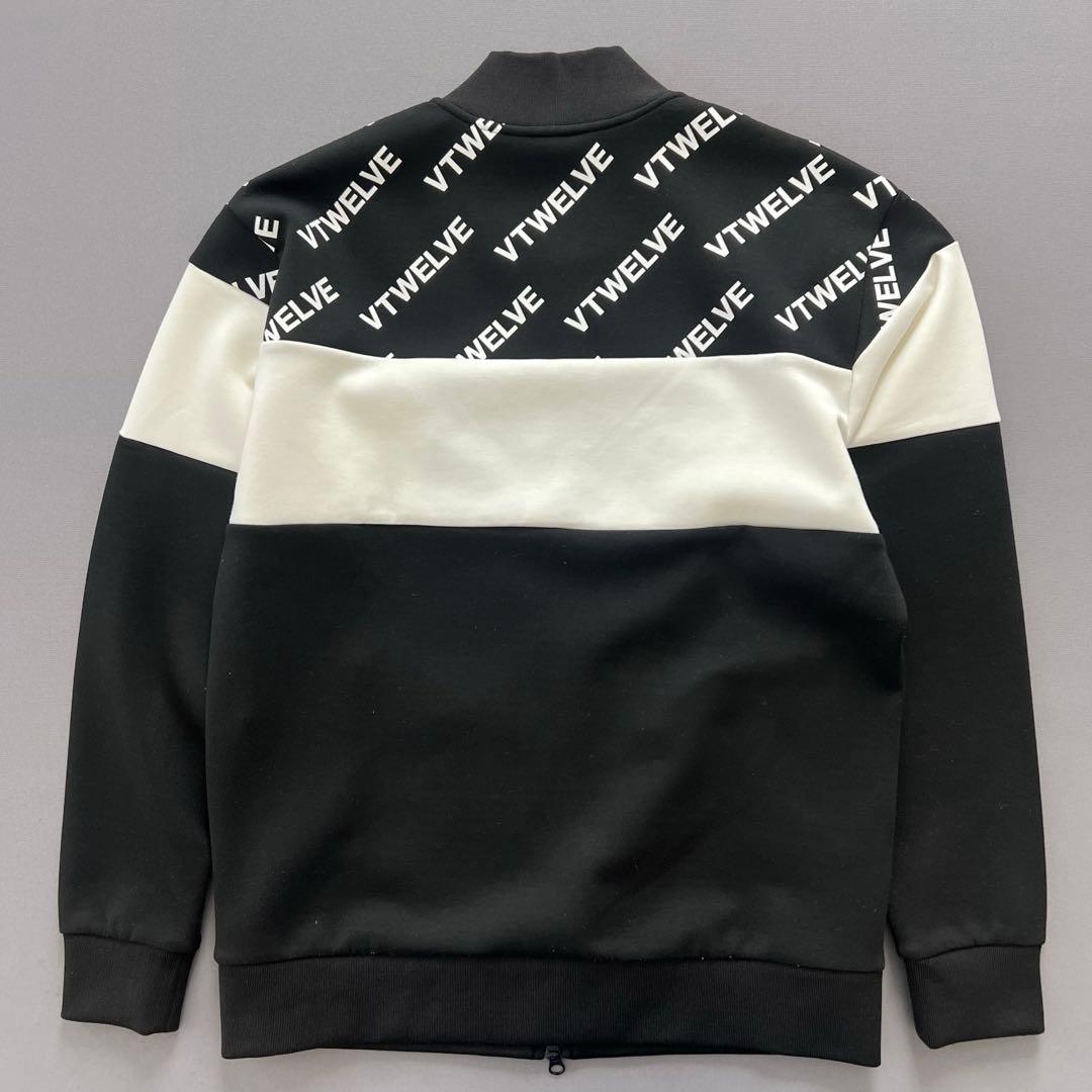 V12 ヴィトゥエルブ　セットアップ　ジャケット　パンツ　メンズ　総柄　L 黒