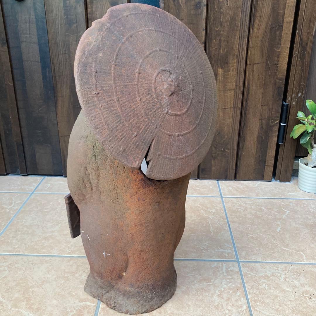 たぬき狸レトロ鉄製　柳森神社おたぬき様　福寿神の狸　STEINS;GATE信楽焼