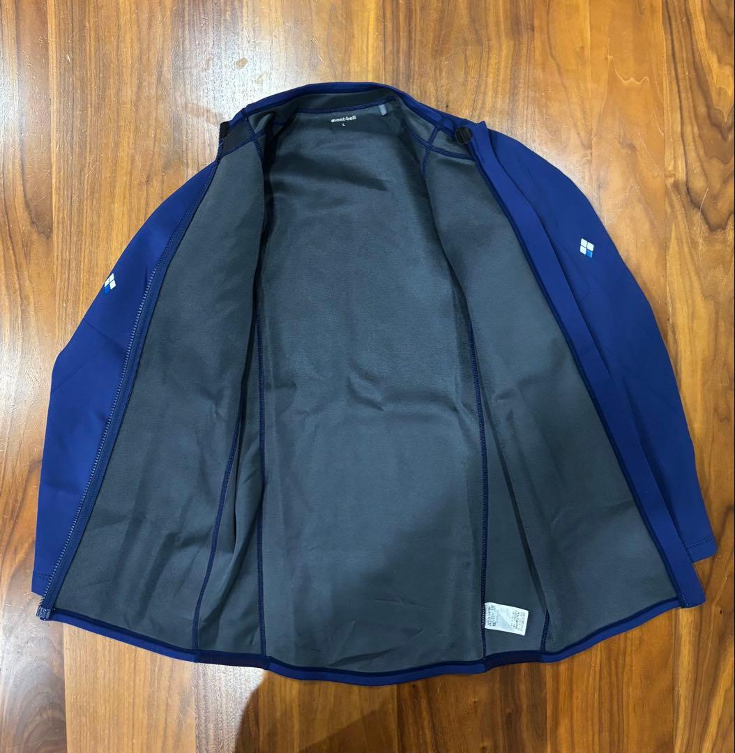 モンベル ライト クリマプレン フルジップシャツ Men's男性用 Lサイズ