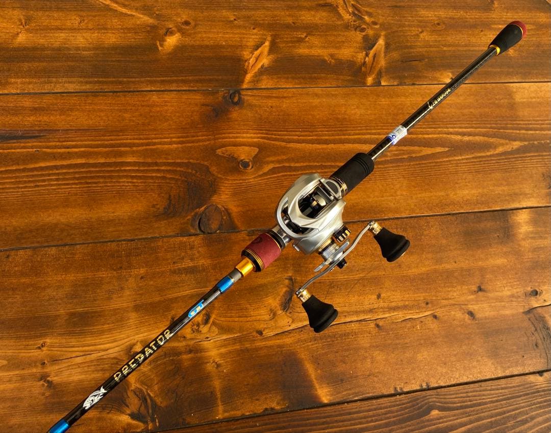 ジギングセット　ジギングリール　3ピースパックロッド　Fujiガイド タイラバ