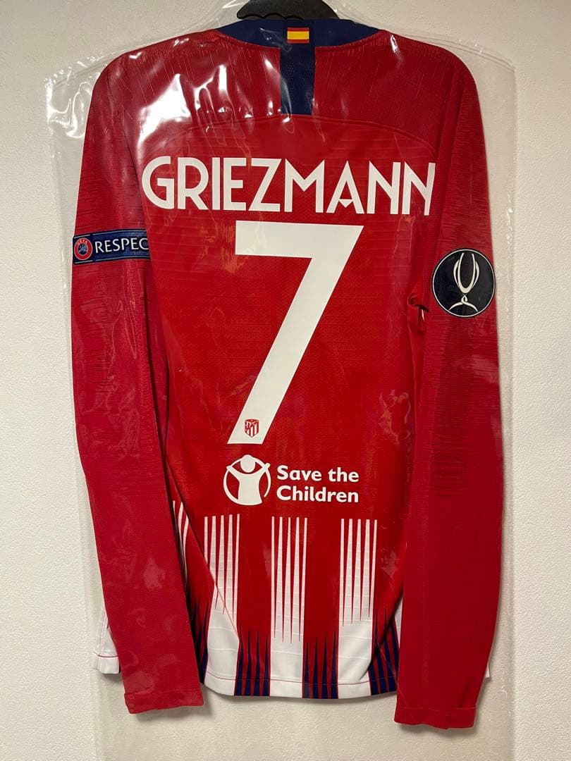 【貴重•選手用】アトレティコマドリード　#7 グリーズマン　長袖ユニフォーム