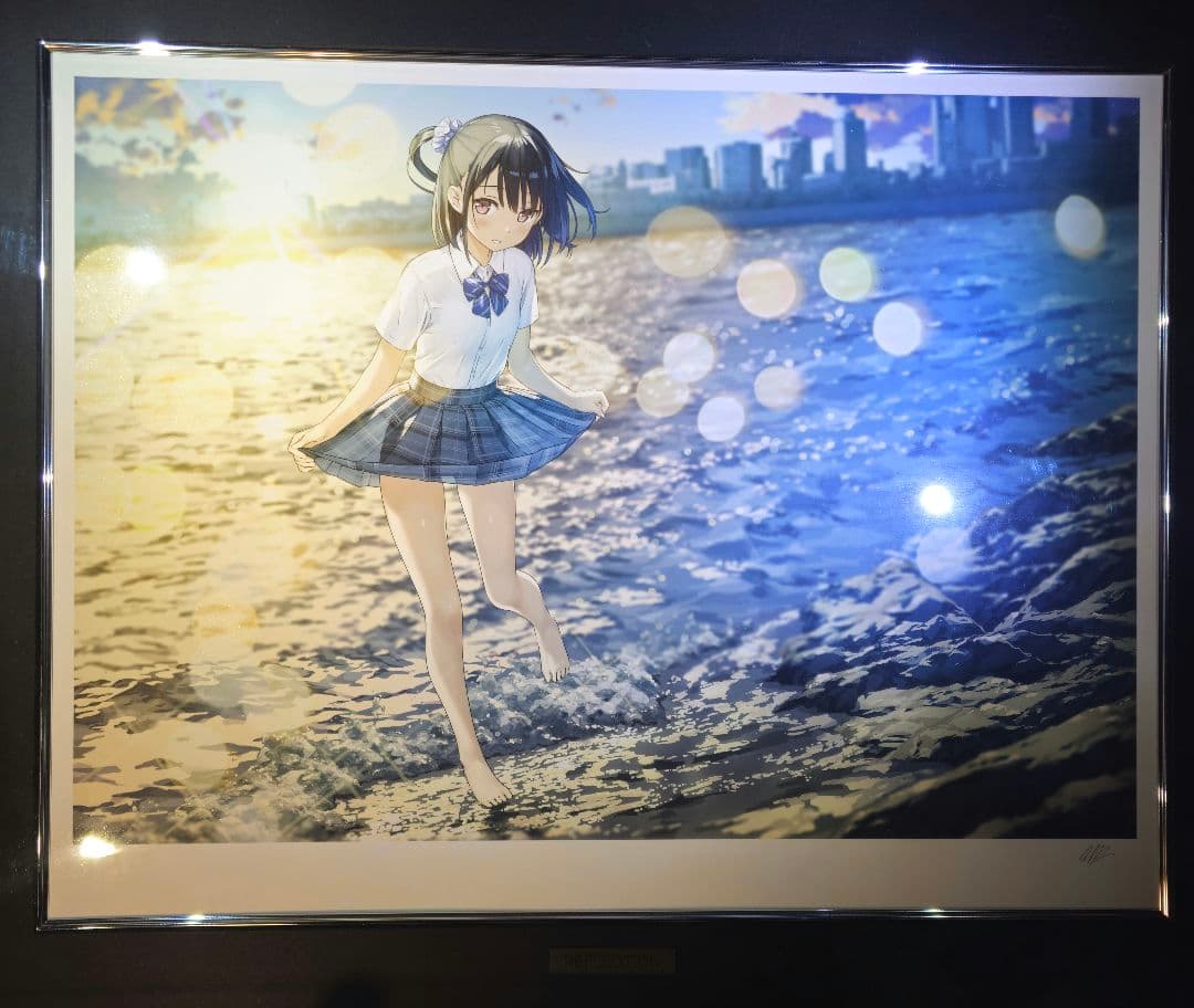 アールビバン カントク 版画 REFLECTION 元箱 保証書有り