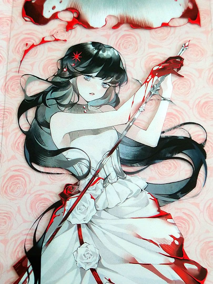 J738＃孤城碎影(烫红金)第九航道切り売り海外人物マステ女の子