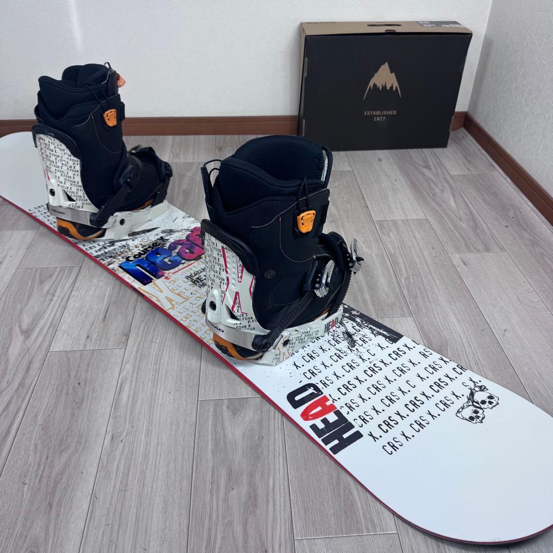 HEAD スノーボード 160cm 即乗りセットブーツ 28.5cm