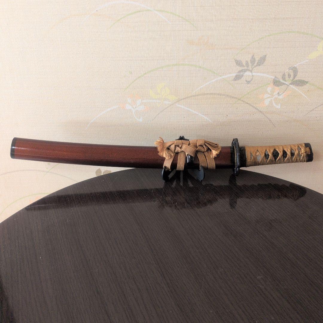 日本刀 　模造刀　 脇差 　茶鞘 　観賞用　居合刀