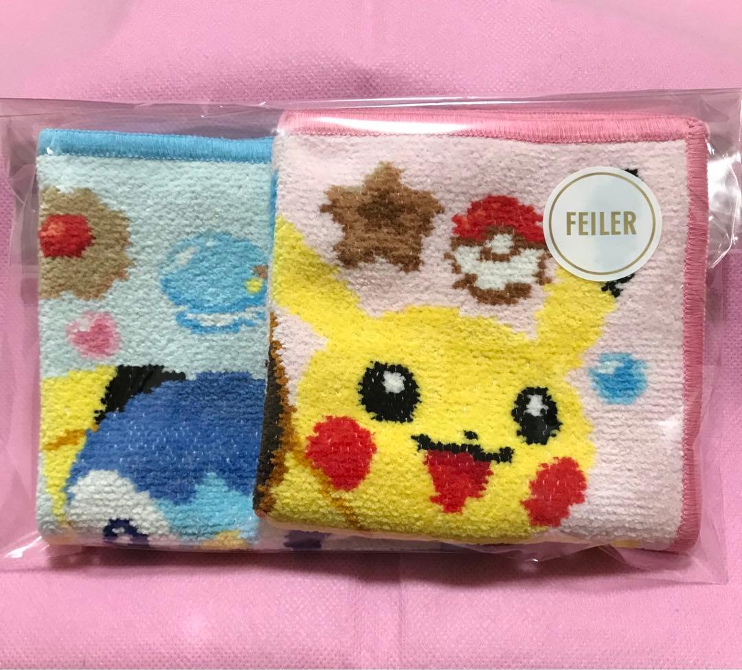 フェイラー ポケモン ハンカチ 2枚 セット 2種