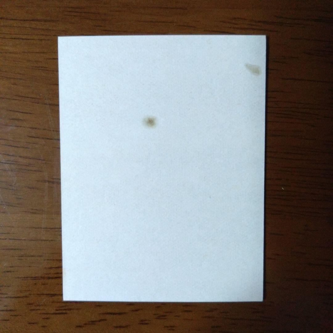 カルビー プロ野球 77年 シールカード 巨人 柳田 再版