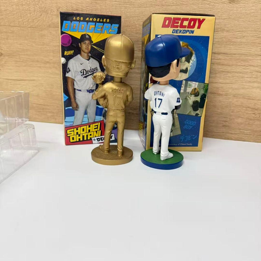 金色 大谷翔平 デコピン バブルヘッド +大谷翔平 デコピン ボブルヘッド