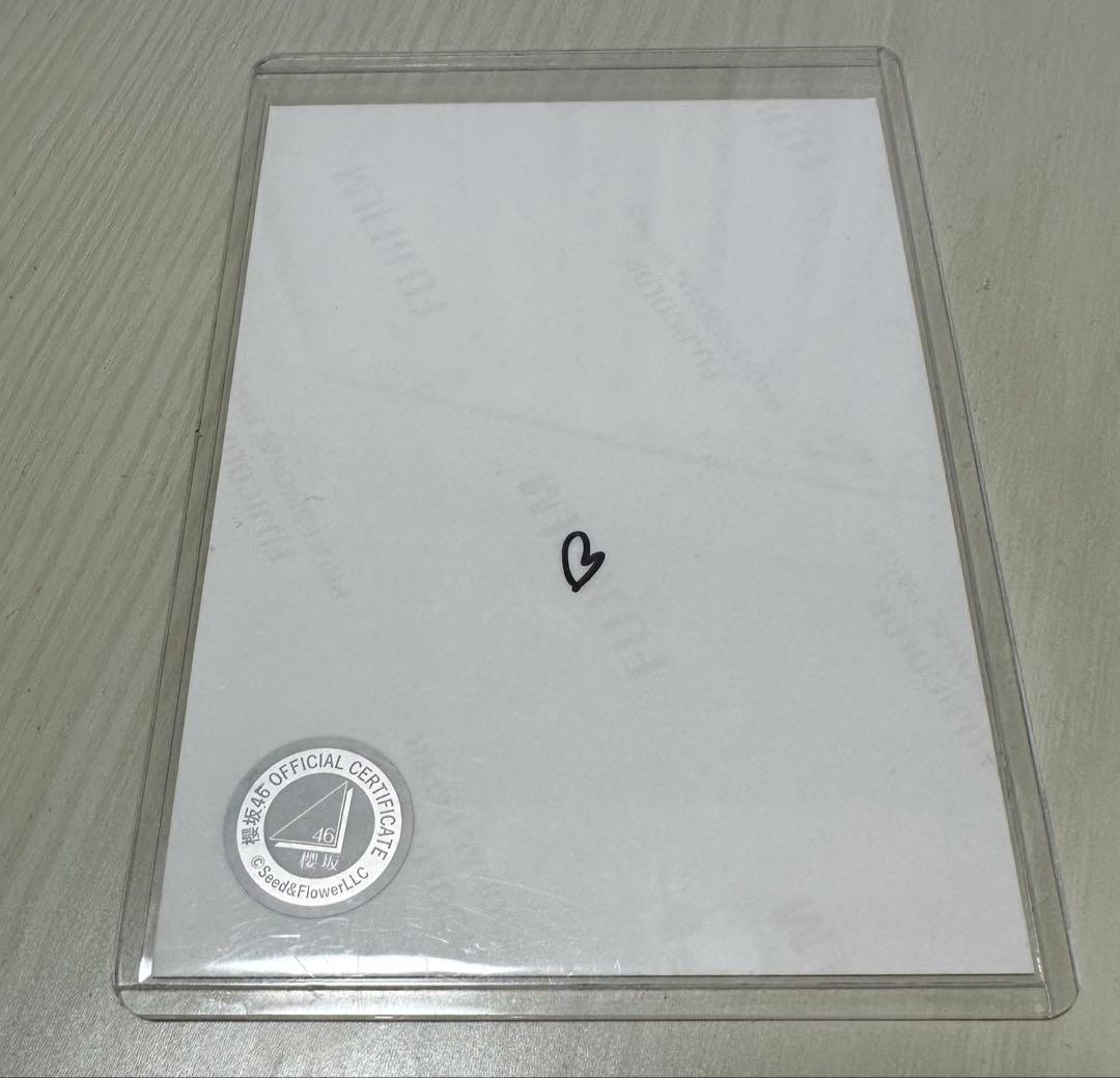 櫻坂46 直筆サイン入り生写真 3rdアニラ衣装 向井純葉 ヨリ