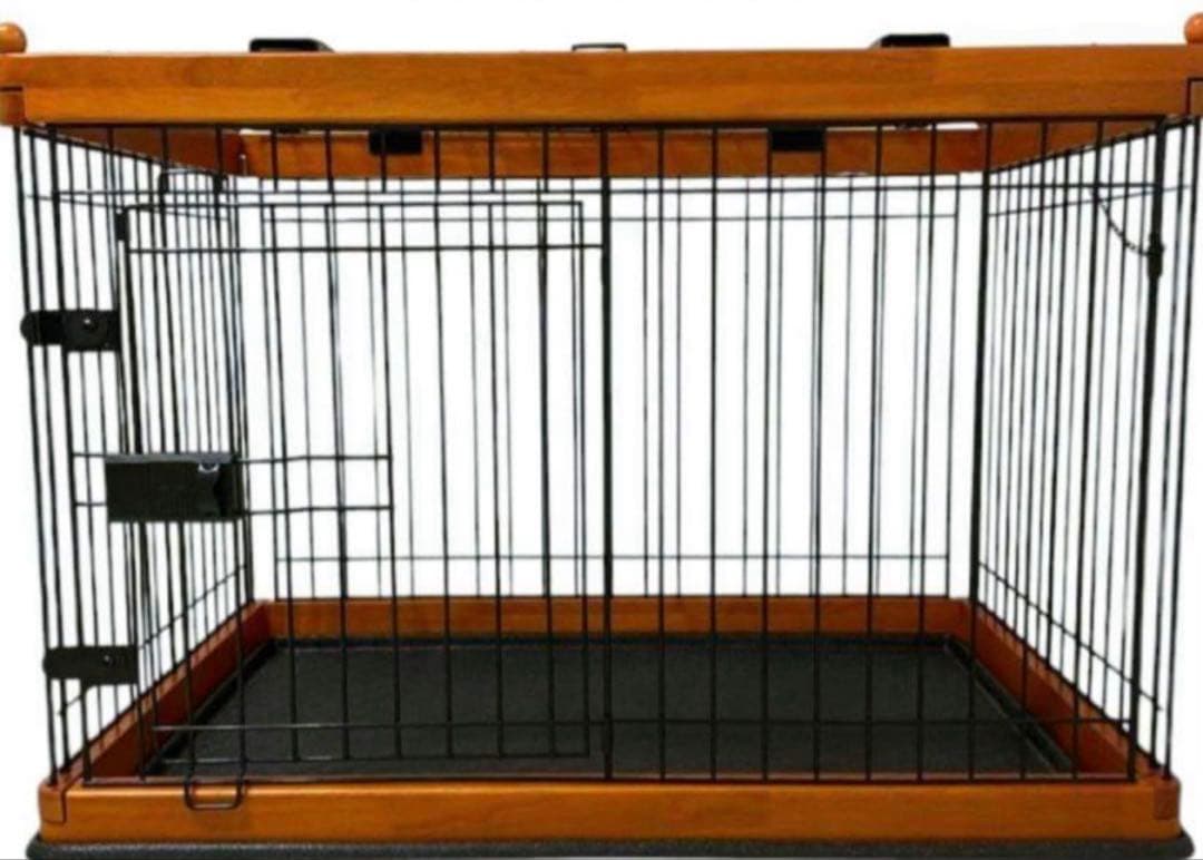 【美品】トレー付き木製ケージ NEO CG-0007 ライトブラウン 天然木