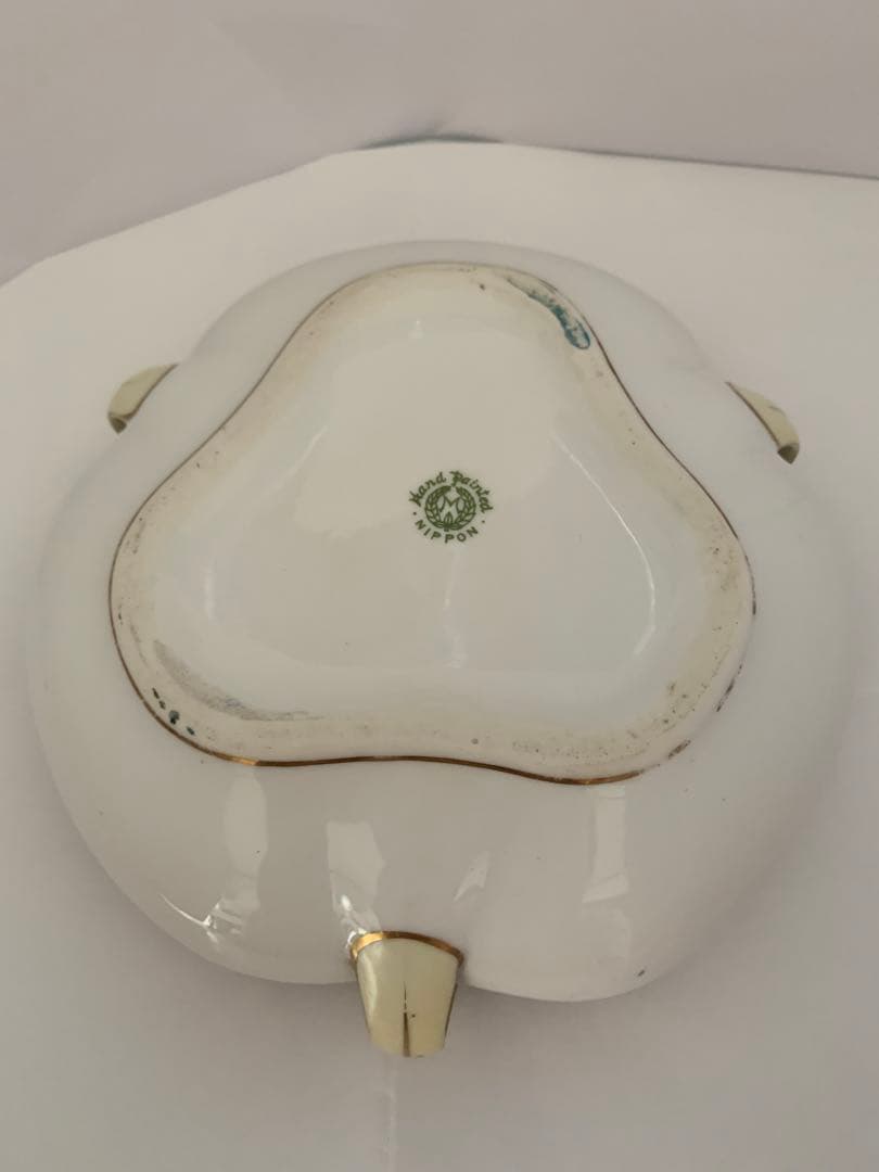 オルードノリタケ 三双金縁水仙文 鉢 M印(1910~1921年頃）送料込み