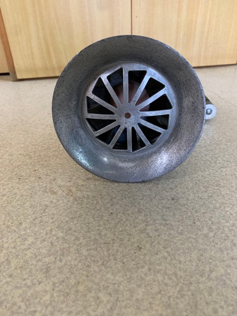 手動サイレン機　手回し式サイレン　レトロ品