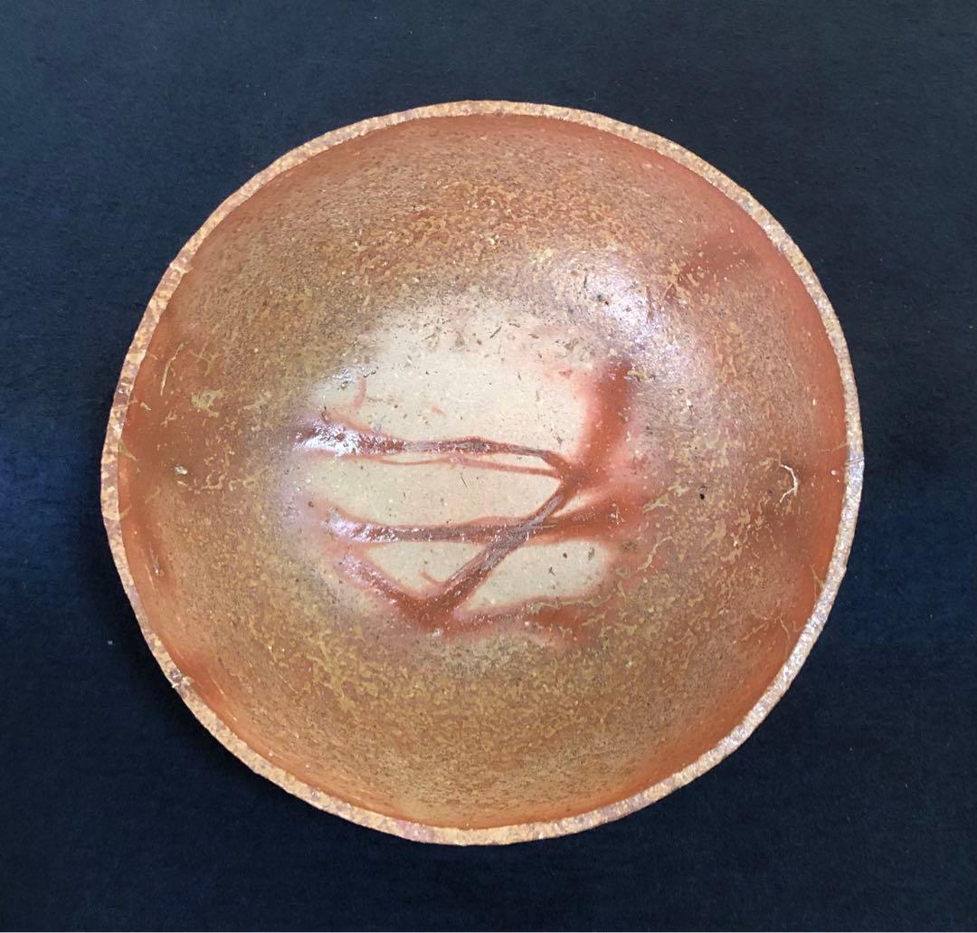 《R》備前 丸鉢5客 森陶岳 火襷 深鉢 鉢 共箱　260114き3