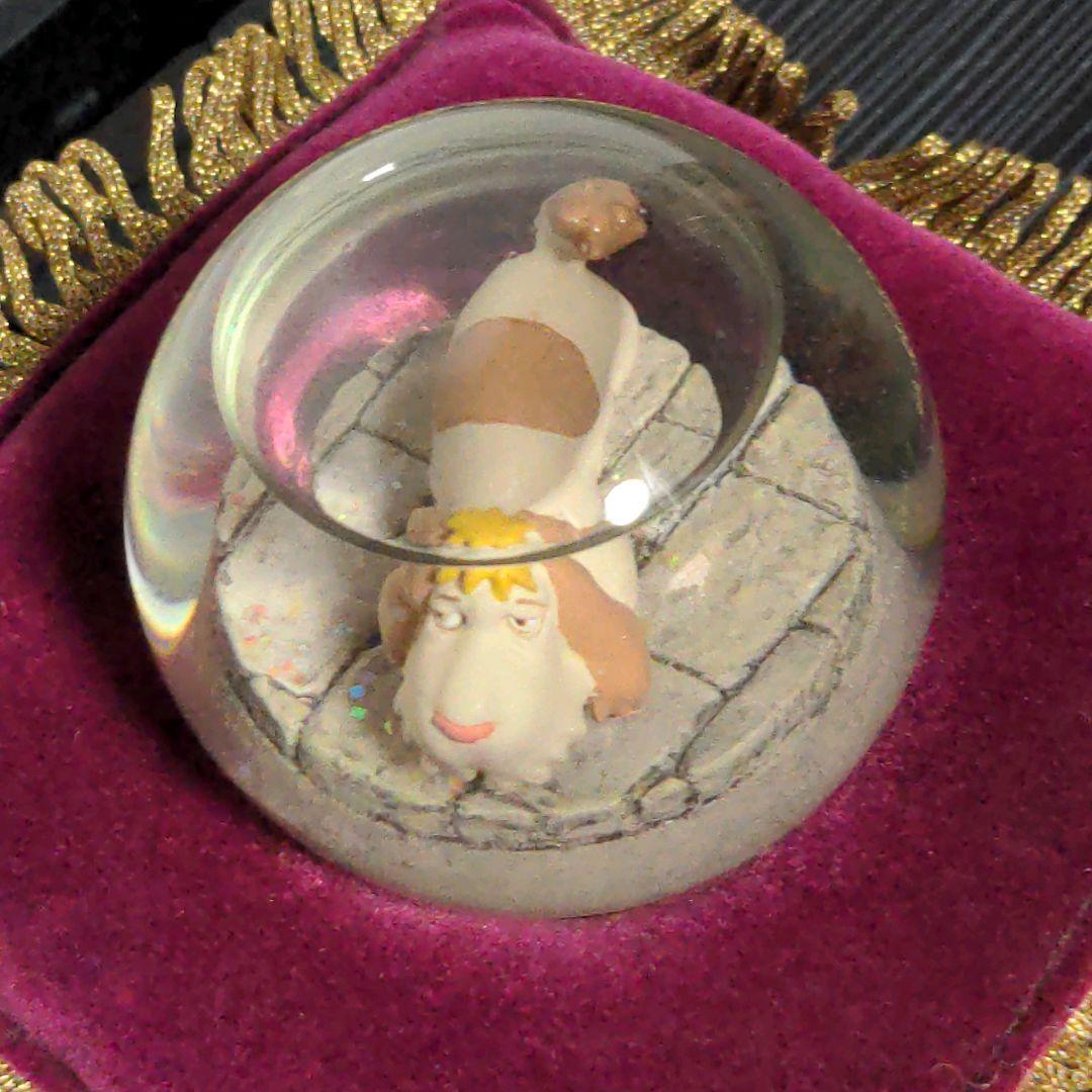 スタジオジブリ ハウルの動く城 ヒン 水晶 スノードーム スノーグローブ　レア