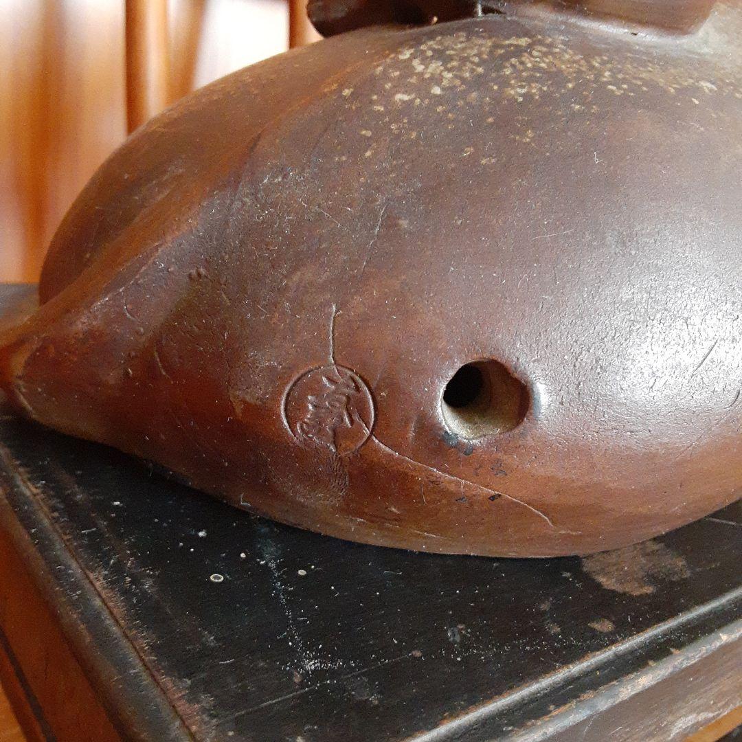 備前焼　騎牛帰家童子像　木村友敬