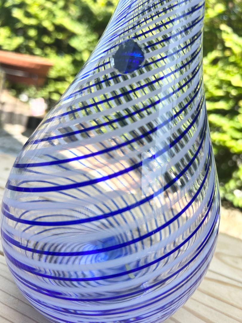 ビンテージ/デキャンタ/トルコ/パシャバチェ/Pasabahce/アートガラス