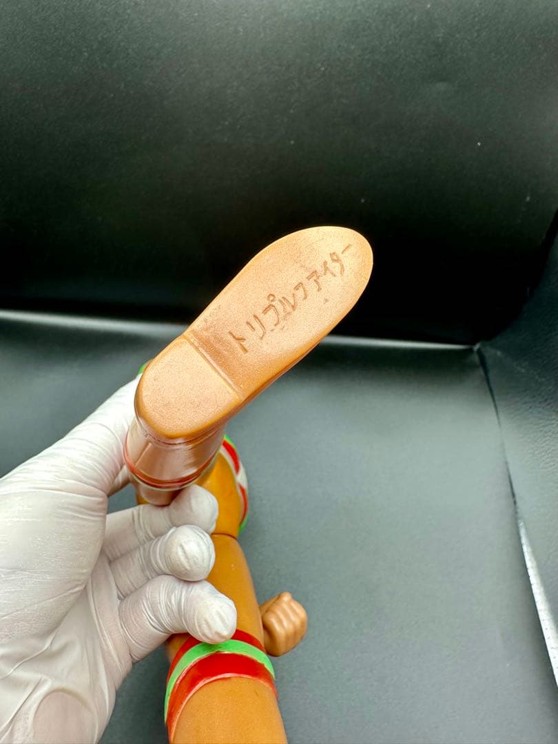 トリプルファイター　30cm ブルマァク　ソフビ　年代物　1970年代